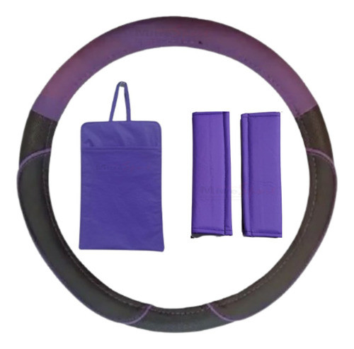 Cubre Volante Violeta+ Bolsita Multiuso+ C/cinturón- Mujer 0