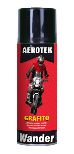 Lubricante De Cadena Seco Aerotek Grafito 240cc 0