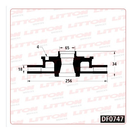 Kit Discos De Freno X2 Delanteros Volkswagen Voyage 1