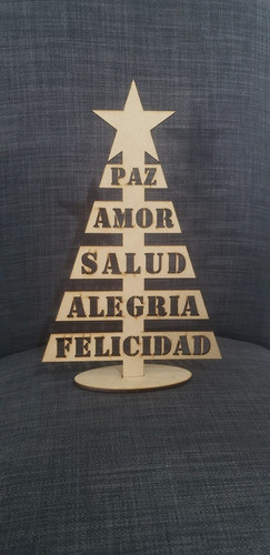 50 Arbolitos Navidad Calado 30cm De Alto 1