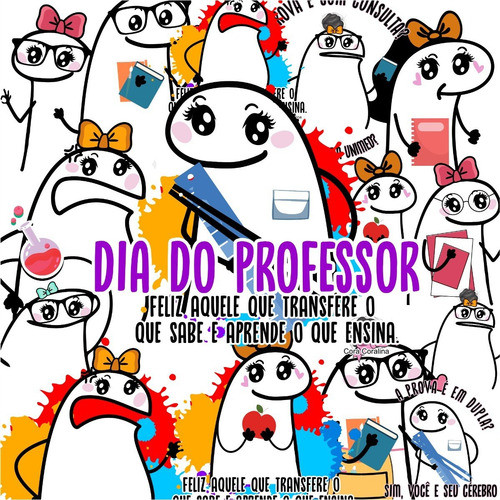 Kit Digital Flork Dia Dos Professores Frases Artes Prontas 0