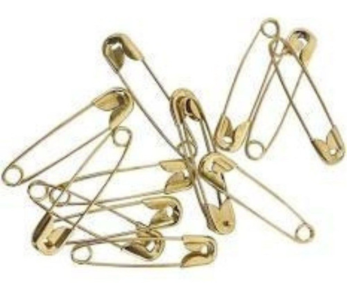 Alfinete De Seguranca Nº5 Ouro Com 100 Und 0