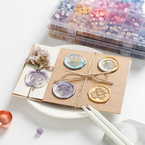 Kit De Vedação De Cera 600pcs Grânulos De Lacre Com Fusão De 1 Kit De Vedação De Cera 600pcs Grânulos De Lacre Com Fusão De 1