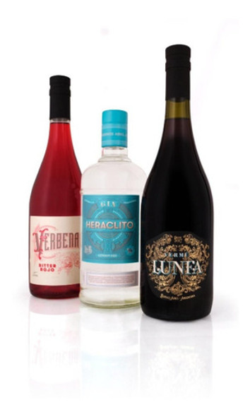 Gin Heraclito Dry + Lunfa Vermu + Lunfa Bitter (negroni) 0