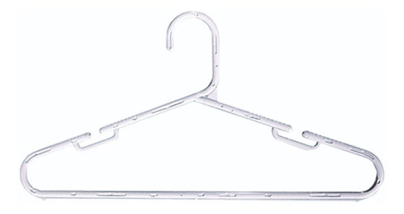Pacote Kit 50 Cabides Acrílico Tradicional Cavado Fino 8mm 1