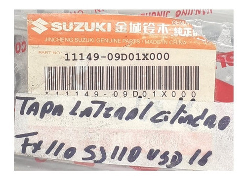Tapa Lateral Original Suzuki Fx 110 11149-09d01x000 1
