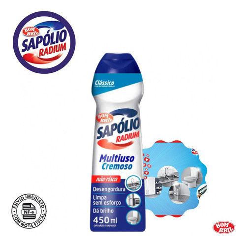 Desengordurante Multiuso Sapólio Radium 450ml Limpeza Brilho 0