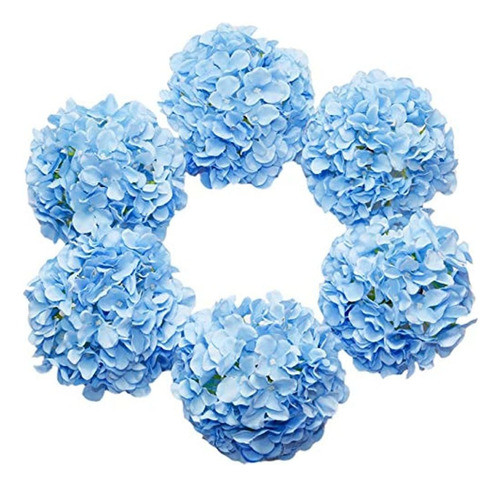 Cabezas De Flores De Seda De Hortensias Artificiales Duhouse 0