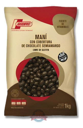 Maní Con Cobertura Semiamarga X1kg Argenfrut 0