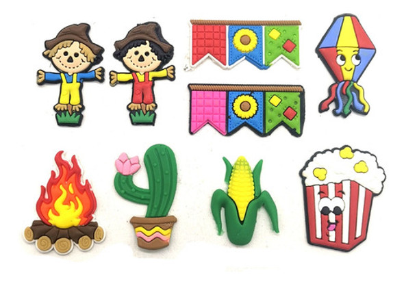 Aplique Emborrachado - Festa Junina - 20 Unidades - 101341 0