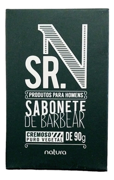 Jabón En Barra Vegetal Masculino Natura Sr N 0