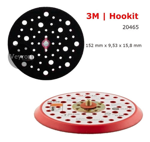 Soporte Para Rotorbital 3m Hookit 20465 152mm 6in/po 1