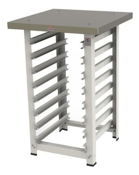 Mesa Bancada Apoio Mes-004 004 + 4 Assadeiras 35x35 - Progás 1