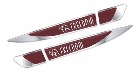 Kit Adesivo Aplique Fiat Toro Freedom Emblema Res09 Fgc 1