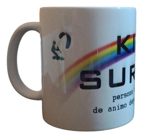Taza Cerámica Kite  Kitesurf Cafe Regalo (calidad Orca) Rasa 1 Taza Cerámica Kite  Kitesurf Cafe Regalo (calidad Orca) Rasa 1