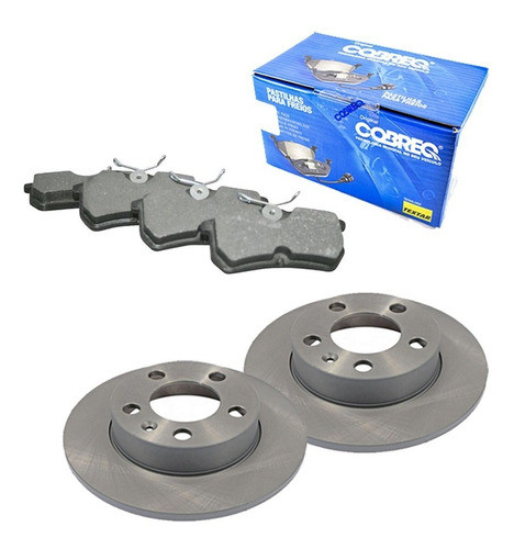 Kit Pastillas + Discos Focus I 1.6 Rocam 2004 2005 2006 Tras 0