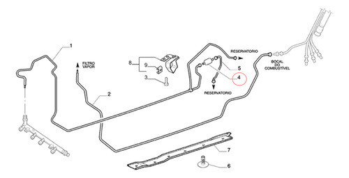 Filtro De Nafta Fiat Strada 2004 Al 2007 1