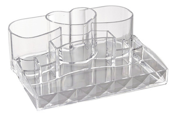 Organizador De Maquillaje Porta Cosméticos Rígida Acrílico 0