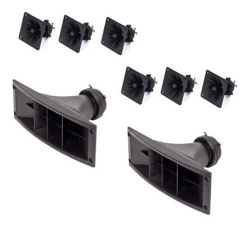 6 Tweeters Piezo + 2 Bocinas 2007 Kit Agudos 0