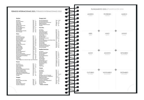 Agenda Espiral Diária Napoli C/picote 2025 Tilibra 1