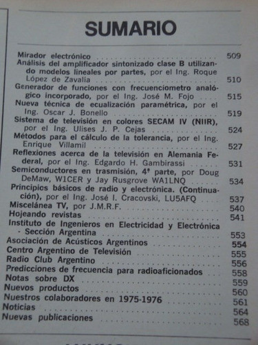 Revista Telegrafica Electronica N° 765 Numero Aniversario 1