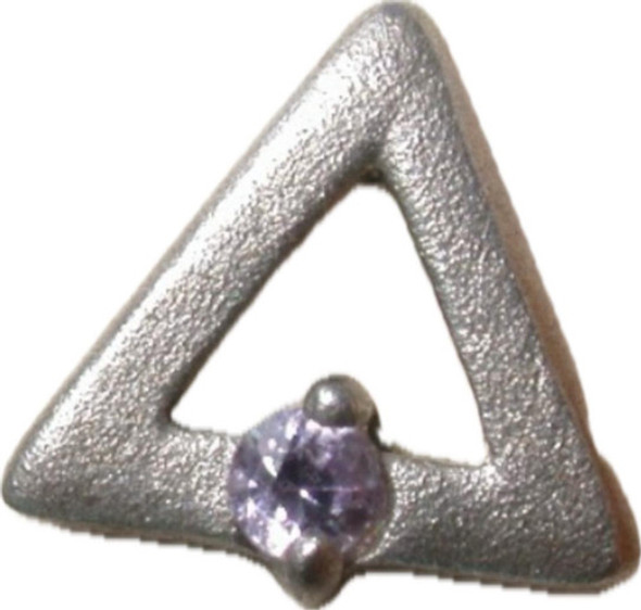 Luli Caravanas Plata 925 Circonias Oferta Triangulo 0