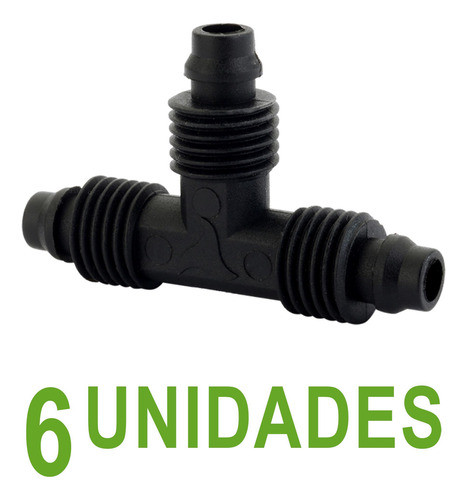 Tê Rede Ar Nylon 8mm Calibrador Rodoar Caminhão Kit 6 Peças 1