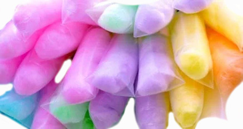 1kg Saco Embalar Algodão Doce 15x40 Saquinho Plástico Virgem 1