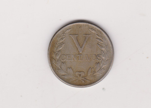 Moneda Colombia 5 Centavos Año 1949 Muy Bueno 1