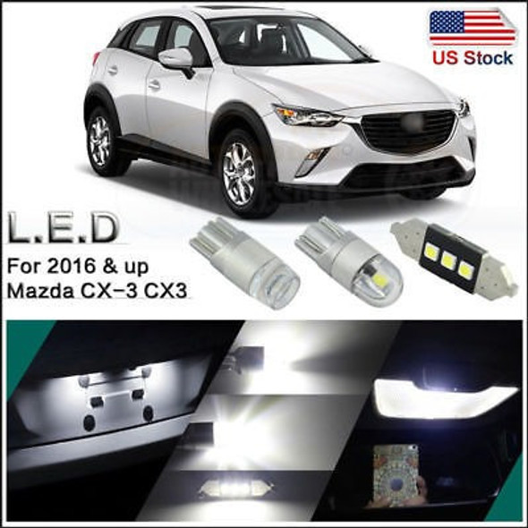 9pcs Interior Led Luz Paquete Kit Blanco Para El 2016 Y Hast 1