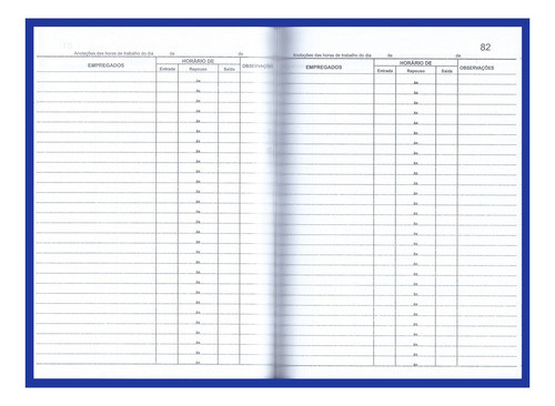 Livro De Ponto 1/4 160 Folhas - Tamoio 1
