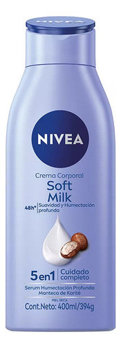 Crema Corporal Nivea Soft Milk 5en1 Piel Seca 400ml Pack X3 1