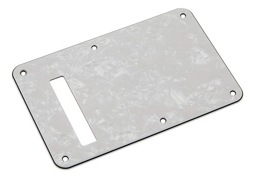 Placa Trasera Moderna Fender, Stratocaster - Moto Blanco 0