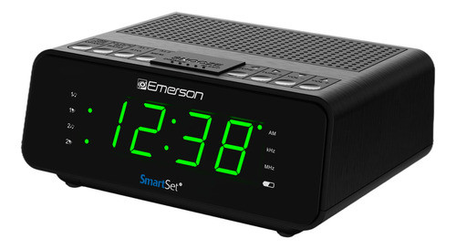 Radio Reloj Despertador Emerson Smartset Con Radio Am / Fm, 0