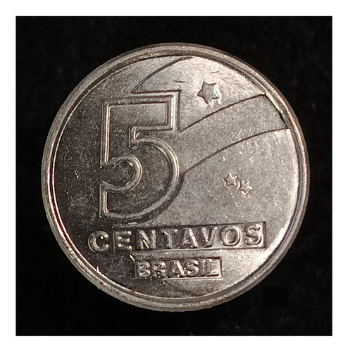 Brasil 5 Centavos 1989 Excelente Km 612 Pesca 0