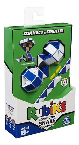 Cubo Rubiks Serpiente Conectora Pack X2 Original P 0