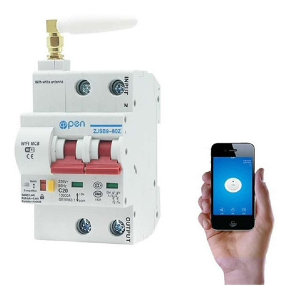 Disyuntor Interruptor 25a Termica 2p Inteligente Smart Wifi 0