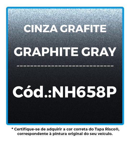 Tinta Tapa Tira Risco + Kit Polimento Honda - Cinza Grafite 1