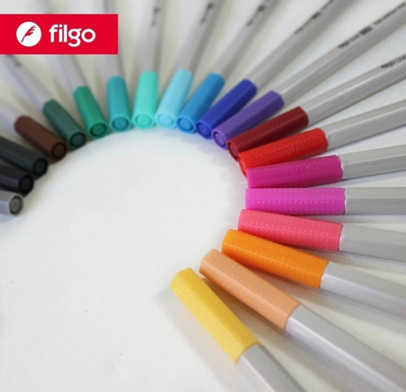 Marcador Microfibra Filgo Liner 038  X4 Colores Clasicos 1 Marcador Microfibra Filgo Liner 038  X4 Colores Clasicos 1