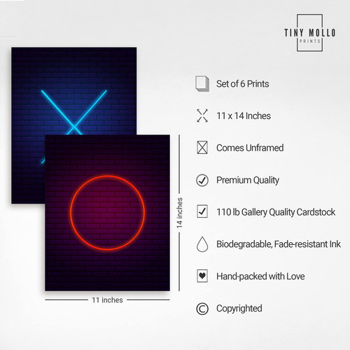 Psters De Juegos Para Habitacin De Nios, Arte De Pared Temti 1