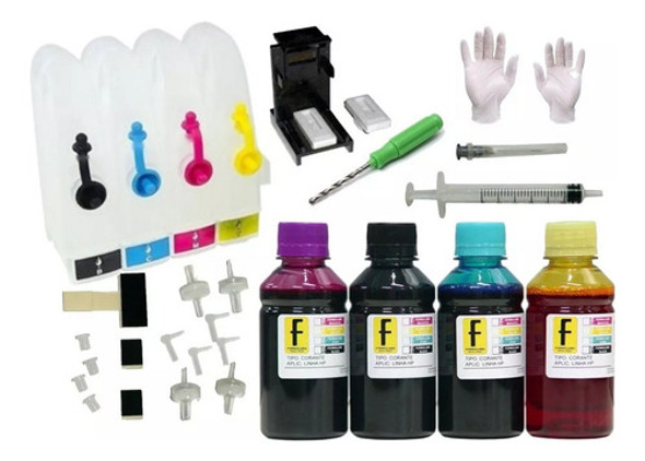 Bulk Ink Cartuchos De Tinta P/ Hp 662 - 1515 1516 2546 4646 1 Bulk Ink Cartuchos De Tinta P/ Hp 662 - 1515 1516 2546 4646 1
