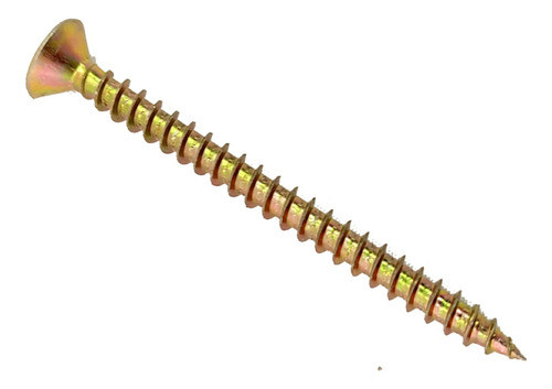 Tornillo Fix 4.5x50 200 U. P Madera No Se Parten Dorado 50mm 0