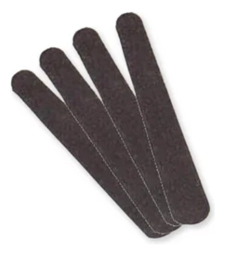 Style E Ação Mini Lixa De Unha 8cm Preta - 20 Unidades 0