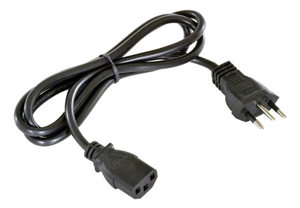 Cabo De Força Para Monitor E Gabinete Padrão Novo 1,5m Preto 1