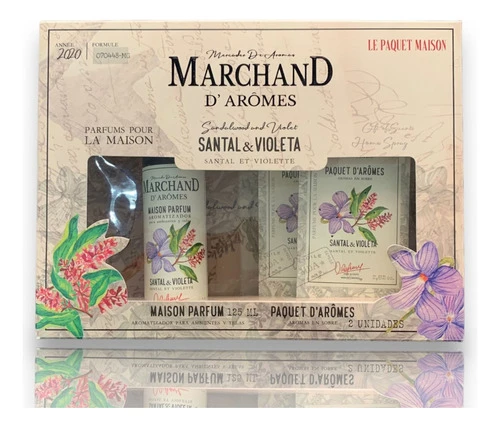 Marchand D´aromes Estuche Duo Aroma Santal Y Violeta 0