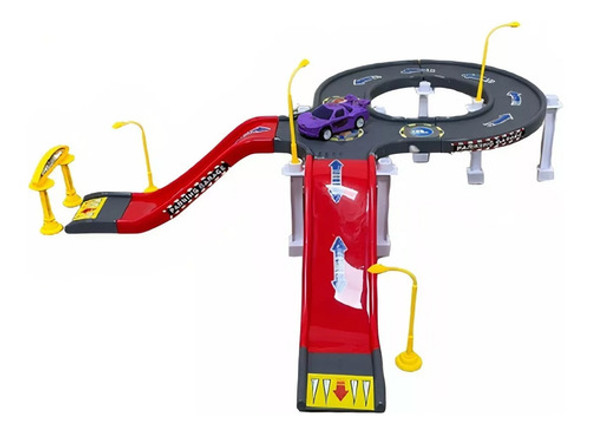 Pista Estacionamento Infantil Montável Importway Acessórios 0