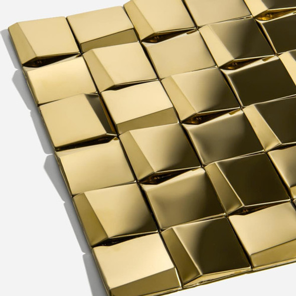 Kit 10 Placas - Pastilhas De Inox Frenesi Gold 1