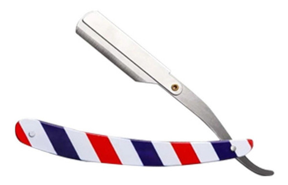 Navajin Plegable De Metal Diseño Barber Para Peluqueria 0