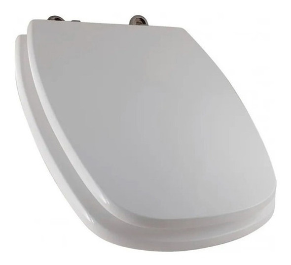 Asiento Tapa Inodoro Madera Laqueada Verona Herraje Nylon 0