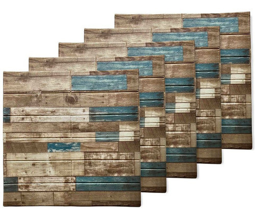Placas Autoadhesivas Simil Madera  X 10 1